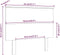vidaXL - Hoofdbord - 79x6x82,5 - cm - massief - grenenhout - zwart