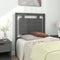 vidaXL - Hoofdbord - 80,5x4x100 - cm - massief - grenenhout - grijs