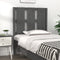 vidaXL - Hoofdbord - 80,5x4x100 - cm - massief - grenenhout - grijs