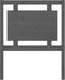vidaXL - Hoofdbord - 80,5x4x100 - cm - massief - grenenhout - grijs