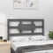 vidaXL - Hoofdbord - 80,5x4x100 - cm - massief - grenenhout - grijs