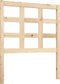 vidaXL - Hoofdbord - 80,5x4x100 - cm - massief - grenenhout