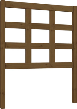 vidaXL - Hoofdbord - 80,5x4x100 - cm - massief - grenenhout - honingbruin