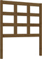 vidaXL - Hoofdbord - 80,5x4x100 - cm - massief - grenenhout - honingbruin