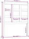 vidaXL - Hoofdbord - 80,5x4x100 - cm - massief - grenenhout - honingbruin