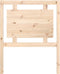 vidaXL - Hoofdbord - 80,5x4x100 - cm - massief - grenenhout