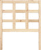 vidaXL - Hoofdbord - 80,5x4x100 - cm - massief - grenenhout