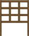 vidaXL - Hoofdbord - 80,5x4x100 - cm - massief - grenenhout - honingbruin