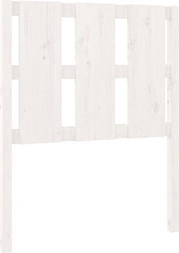 vidaXL - Hoofdbord - 80,5x4x100 - cm - massief - grenenhout - wit