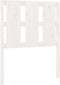 vidaXL - Hoofdbord - 80,5x4x100 - cm - massief - grenenhout - wit