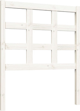 vidaXL - Hoofdbord - 80,5x4x100 - cm - massief - grenenhout - wit