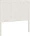 vidaXL - Hoofdbord - 80,5x4x100 - cm - massief - grenenhout - wit