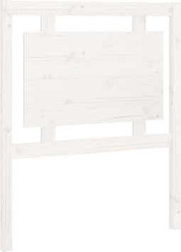 vidaXL - Hoofdbord - 80,5x4x100 - cm - massief - grenenhout - wit