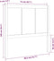 vidaXL - Hoofdbord - 80,5x4x100 - cm - massief - grenenhout - wit