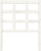 vidaXL - Hoofdbord - 80,5x4x100 - cm - massief - grenenhout - wit