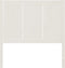 vidaXL - Hoofdbord - 80,5x4x100 - cm - massief - grenenhout - wit