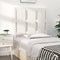 vidaXL - Hoofdbord - 80,5x4x100 - cm - massief - grenenhout - wit