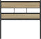 vidaXL - Hoofdbord - 80 - cm - ijzer - en - bewerkt - hout - sonoma - eikenkleurig