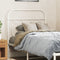 vidaXL - Hoofdbord - 80 - cm - metaal - wit