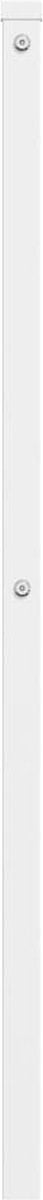 vidaXL - Hoofdbord - 80 - cm - metaal - wit