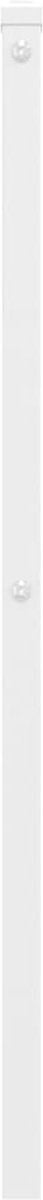vidaXL - Hoofdbord - 80 - cm - metaal - wit