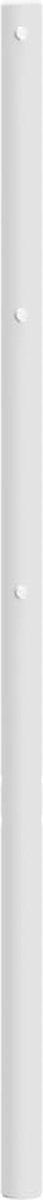 vidaXL - Hoofdbord - 80 - cm - metaal - wit