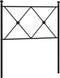vidaXL - Hoofdbord - 80 - cm - metaal - zwart