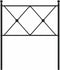 vidaXL - Hoofdbord - 80 - cm - metaal - zwart