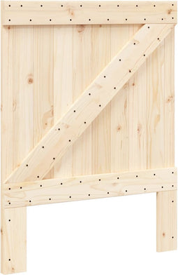 vidaXL - Hoofdbord - 80x104 - cm - massief - grenenhout