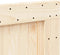 vidaXL - Hoofdbord - 80x104 - cm - massief - grenenhout