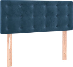 vidaXL - Hoofdbord - 80x5x78/88 - cm - fluweel - donkerblauw