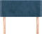 vidaXL - Hoofdbord - 80x5x78/88 - cm - fluweel - donkerblauw