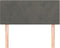 vidaXL - Hoofdbord - 80x5x78/88 - cm - fluweel - donkergrijs