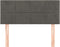 vidaXL - Hoofdbord - 80x5x78/88 - cm - fluweel - donkergrijs