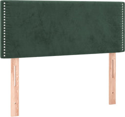 vidaXL - Hoofdbord - 80x5x78/88 - cm - fluweel - donkergroen
