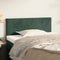 vidaXL - Hoofdbord - 80x5x78/88 - cm - fluweel - donkergroen