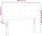 vidaXL - Hoofdbord - 80x5x78/88 - cm - fluweel - donkergroen