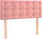 vidaXL - Hoofdbord - 80x5x78/88 - cm - fluweel - roze