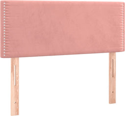 vidaXL - Hoofdbord - 80x5x78/88 - cm - fluweel - roze