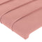 vidaXL - Hoofdbord - 80x5x78/88 - cm - fluweel - roze