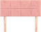 vidaXL - Hoofdbord - 80x5x78/88 - cm - fluweel - roze