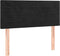 vidaXL - Hoofdbord - 80x5x78/88 - cm - fluweel - zwart