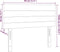 vidaXL - Hoofdbord - 80x5x78/88 - cm - fluweel - zwart