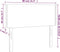 vidaXL - Hoofdbord - 80x5x78/88 - cm - fluweel - zwart