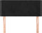 vidaXL - Hoofdbord - 80x5x78/88 - cm - fluweel - zwart