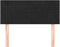 vidaXL - Hoofdbord - 80x5x78/88 - cm - fluweel - zwart