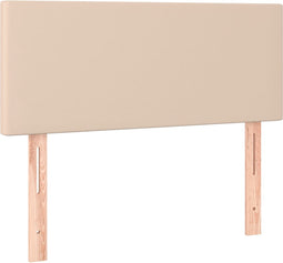 vidaXL - Hoofdbord - 80x5x78/88 - cm - kunstleer - cappuccinokleurig