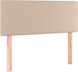 vidaXL - Hoofdbord - 80x5x78/88 - cm - kunstleer - cappuccinokleurig