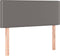 vidaXL - Hoofdbord - 80x5x78/88 - cm - kunstleer - grijs