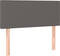 vidaXL - Hoofdbord - 80x5x78/88 - cm - kunstleer - grijs